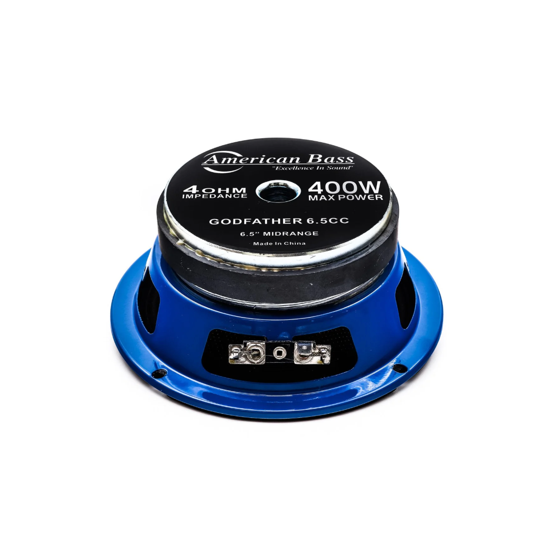 AMERICAN BASS GODFATHER 6.5 CARBON CONE (PAIRE)