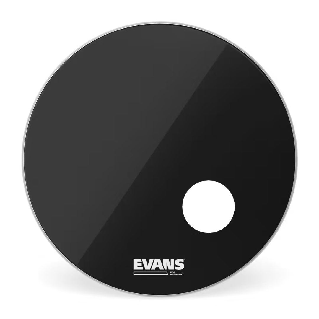 EVANS BD22RB - PEAU DE RESONANCE EQ3 NOIRE 22"
