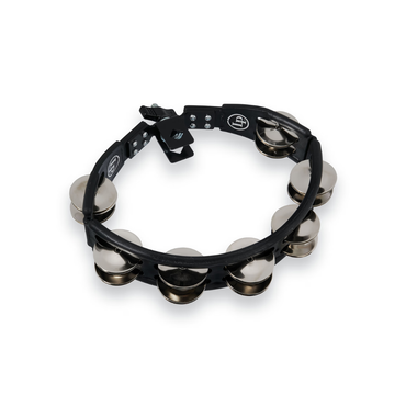 LATIN PERCUSSION Cyclops Mounted Tambourine, Steel