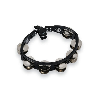 LATIN PERCUSSION Cyclops Mounted Tambourine, Steel