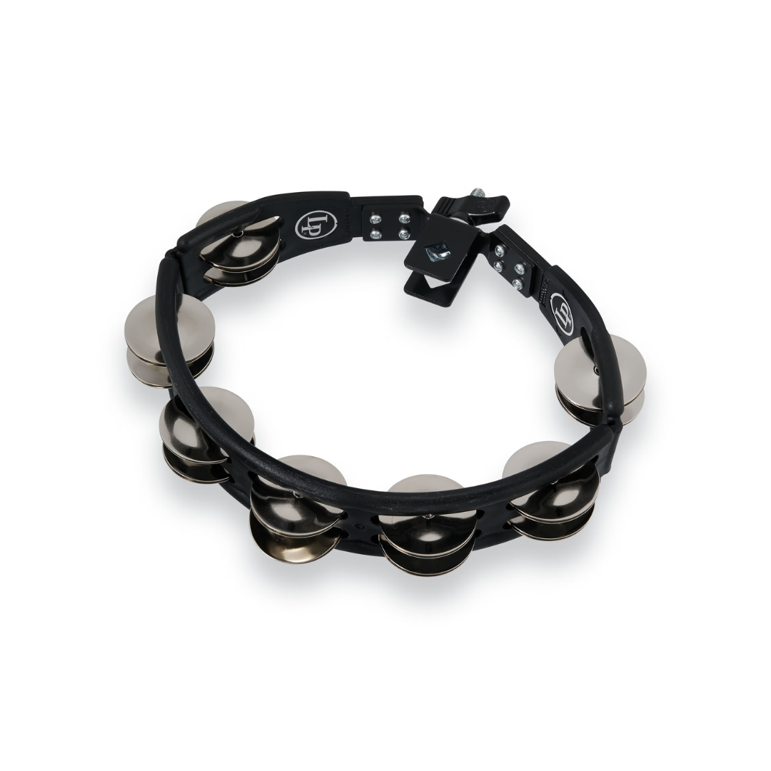 LATIN PERCUSSION Cyclops Mounted Tambourine, Steel