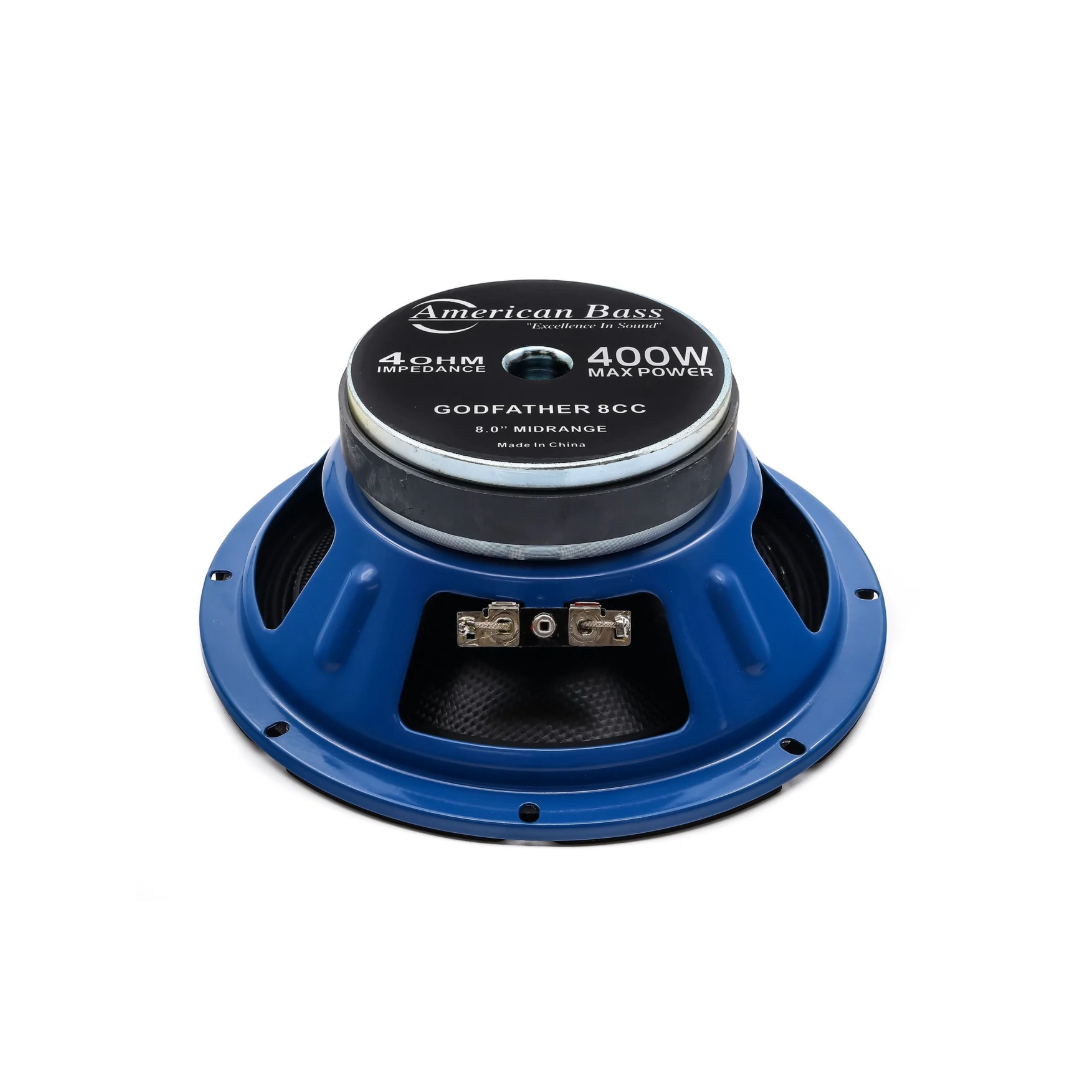 AMERICAN BASS GODFATHER 8 CARBON CONE (Paire)