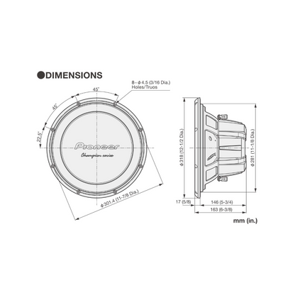 PIONEER TS-W32D4